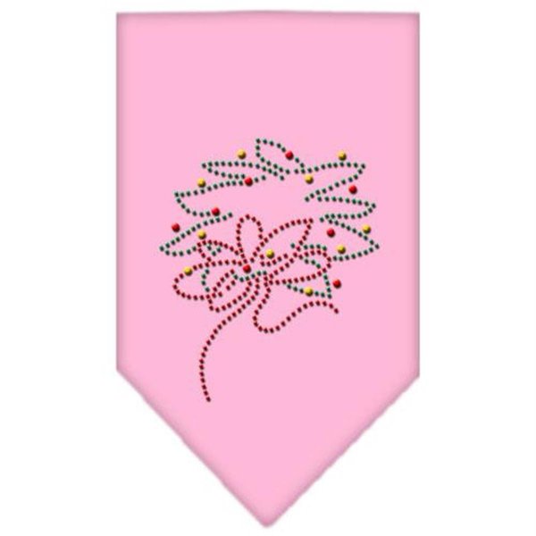 Unconditional Love Wreath Rhinestone Bandana Light Pink Large UN759679